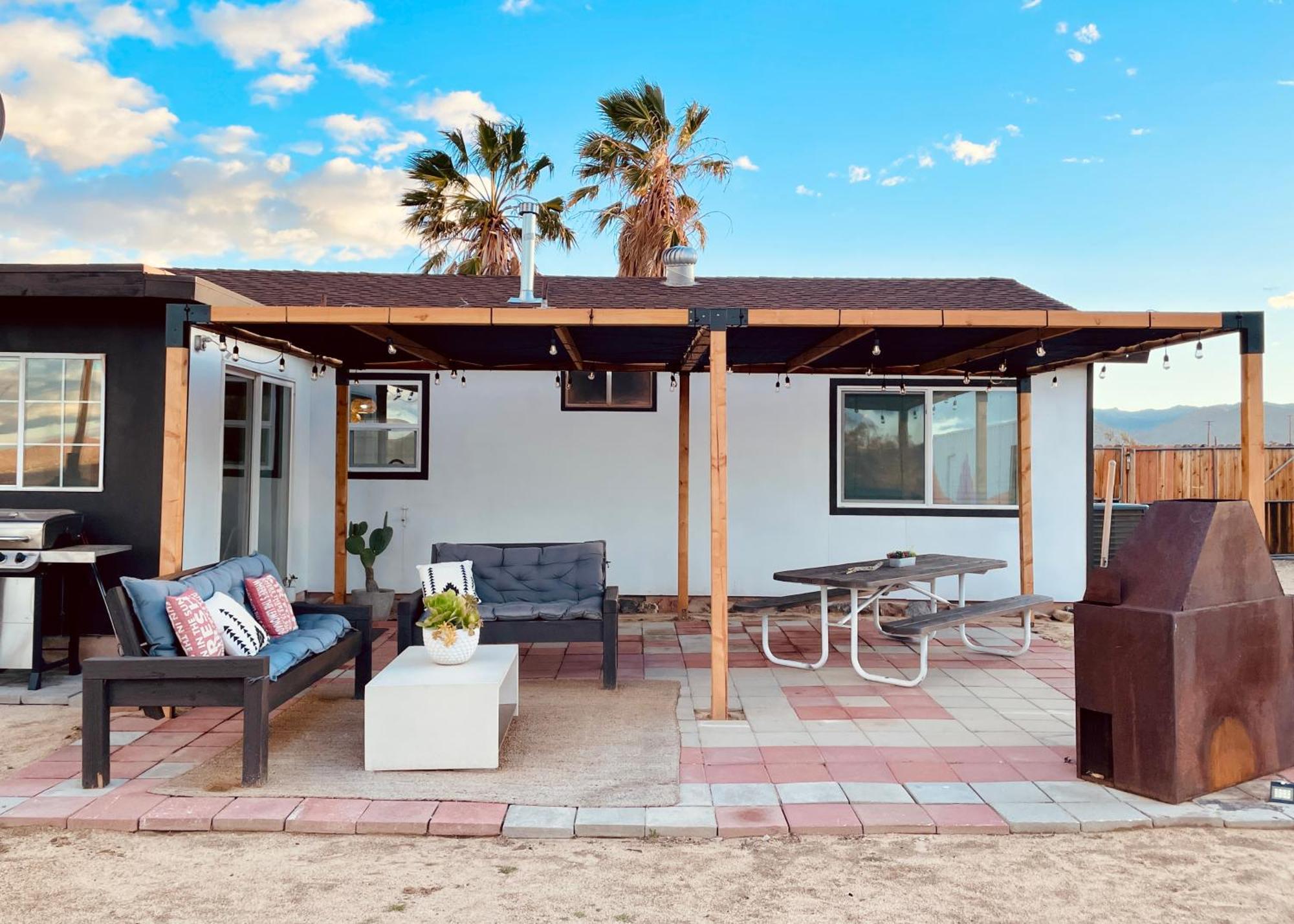 Twin Palms Desert Getaway - Jacuzzi, Fire Pit, Meditation Room & More Joshua Tree Exterior foto
